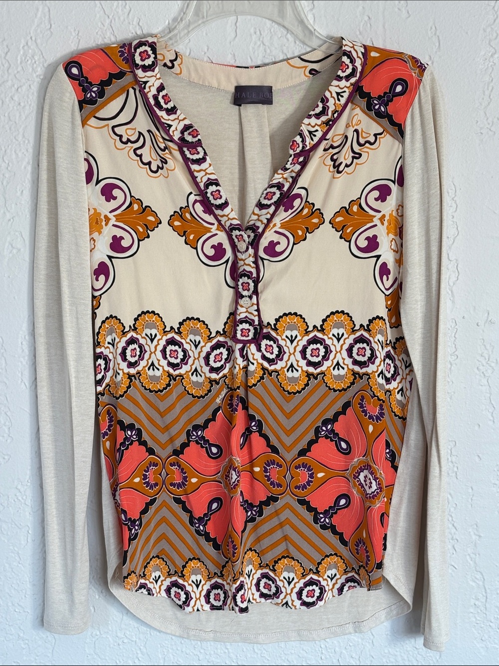 Hale Bob Preowned Long Sleeve Top